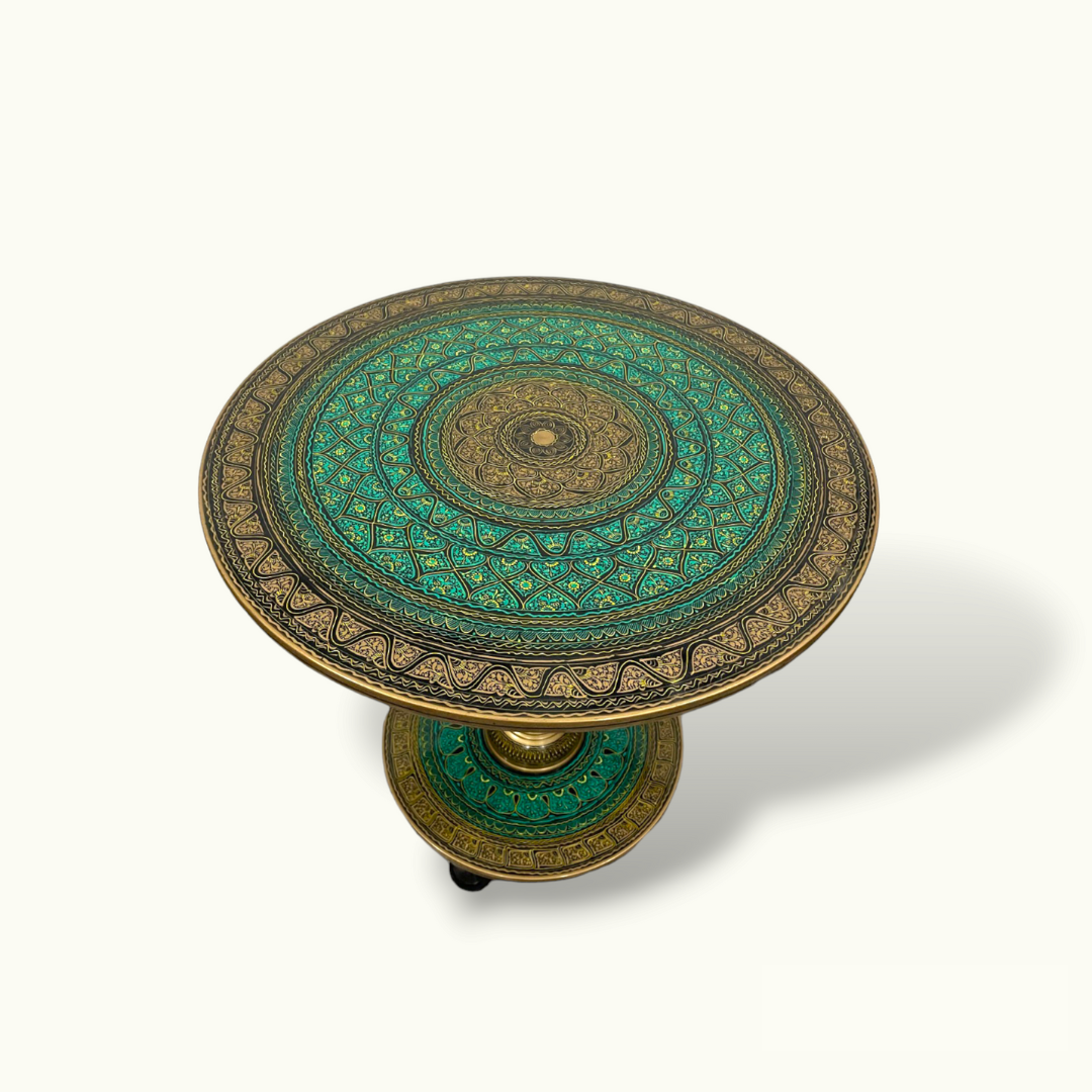 Handcrafted Wooden Coffee Table, Beautiful Naqshi Work Coffee Table.