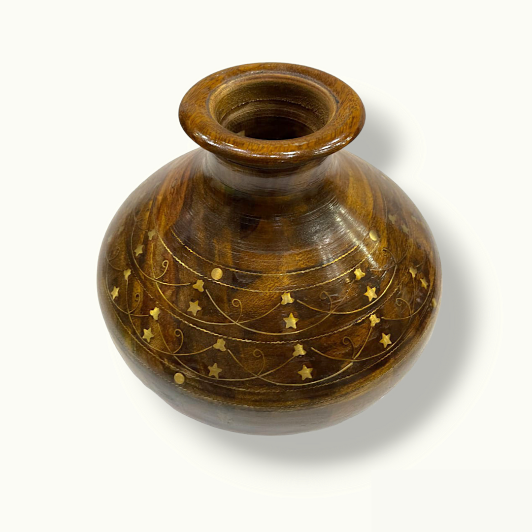 Unique Wooden Camel Stand With Matka, Stunning Pot And Stand.