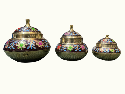 Fascinating Brass Candy Jars, The Best Brass Candy Showpiece.
