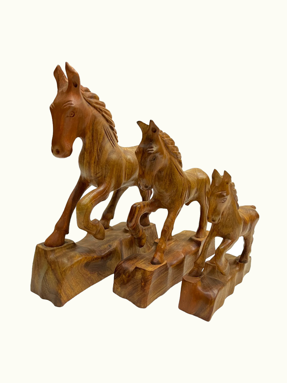 Beautiful Wooden Horses, The Best Running Horses Sculptures.