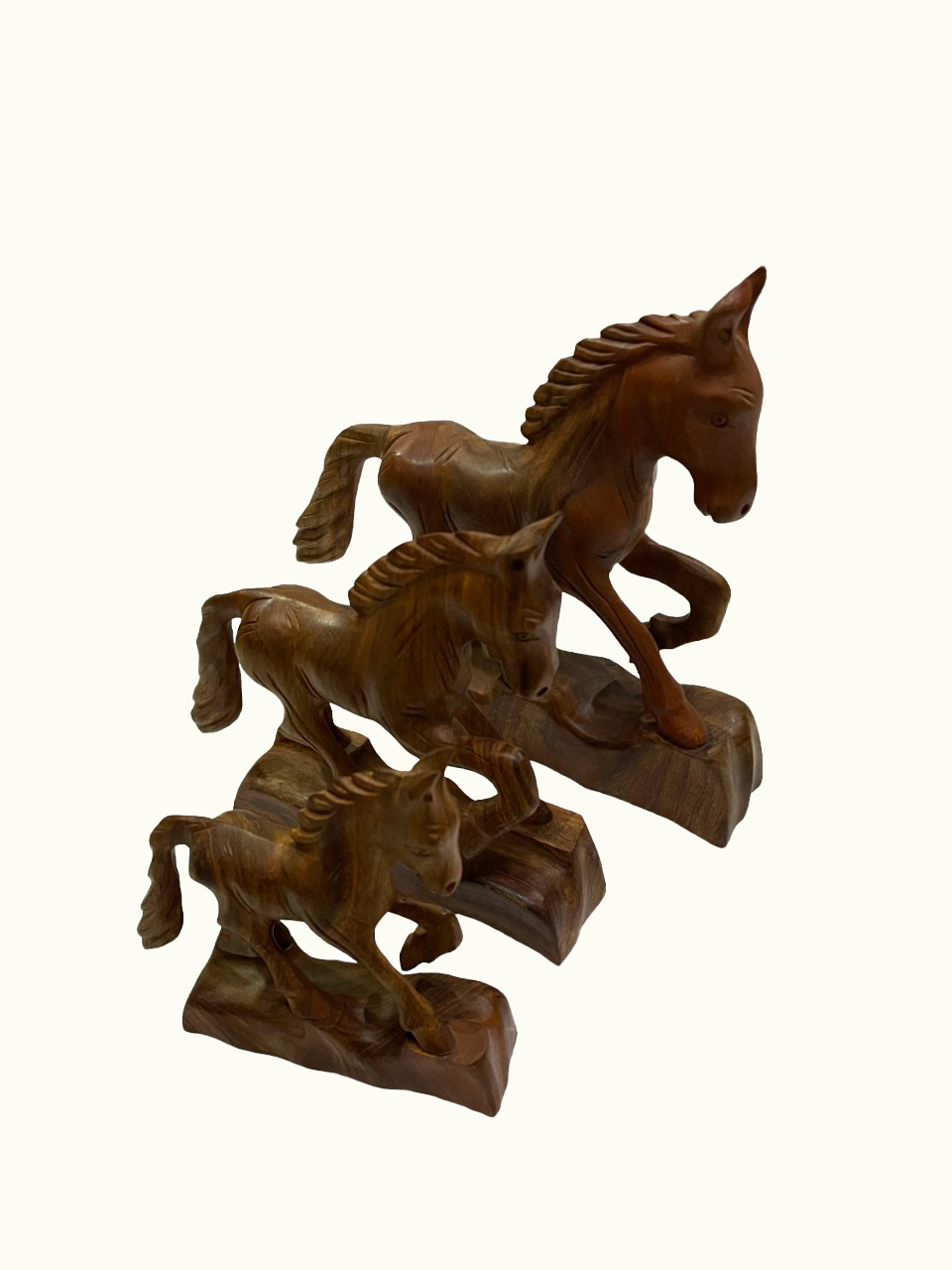 Beautiful Wooden Horses, The Best Running Horses Sculptures.