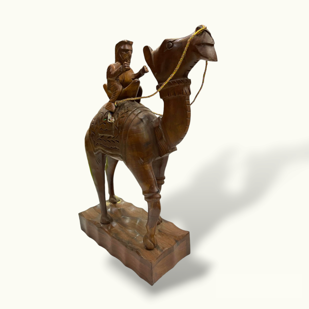 Beautiful Camel And Men Statue, Stunning Men Riding Camel.
