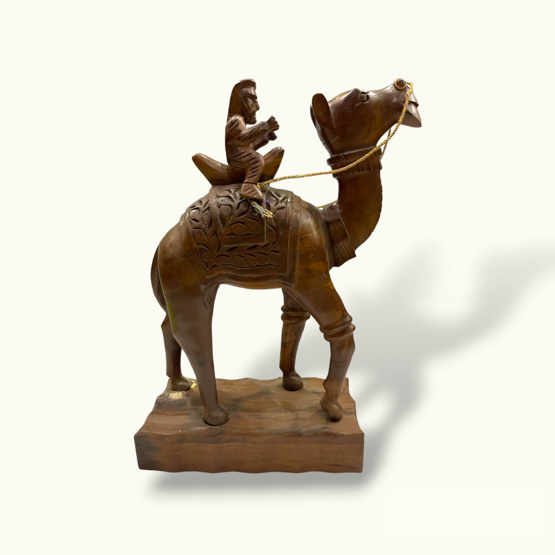 Beautiful Camel And Men Statue, Stunning Men Riding Camel.