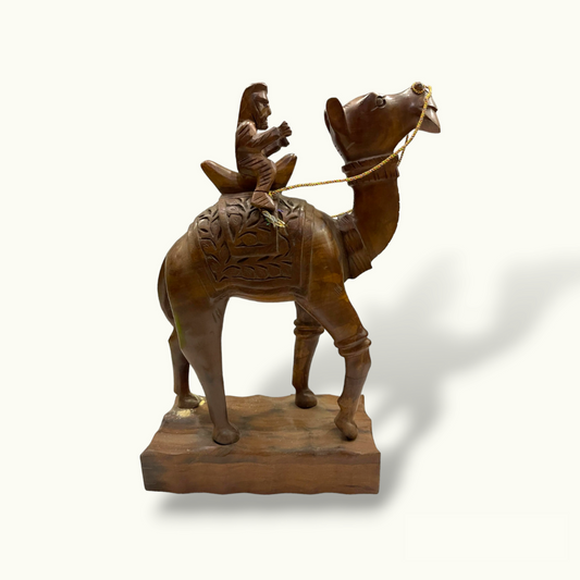 Beautiful Camel And Men Statue, Stunning Men Riding Camel.