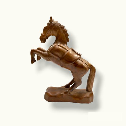 Discover The Unique Wooden Horse Statue, High Quality Wooden Horse.