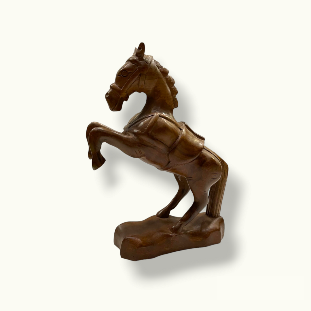 Discover The Unique Wooden Horse Statue, High Quality Wooden Horse.
