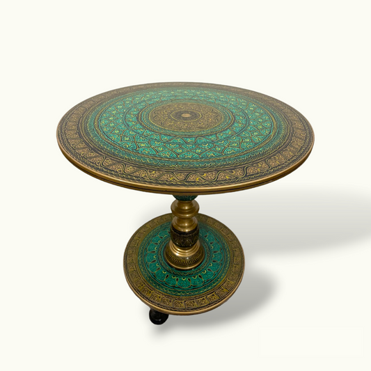 Handcrafted Wooden Coffee Table, Beautiful Naqshi Work Coffee Table.