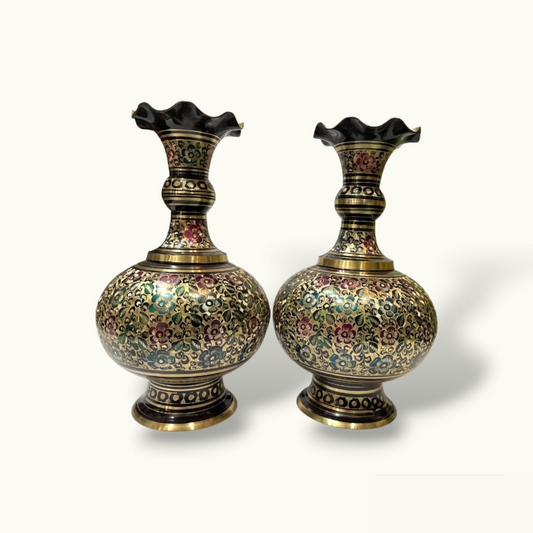 The Best Flower Vase Set, Fascinating Brass Flower Vases.