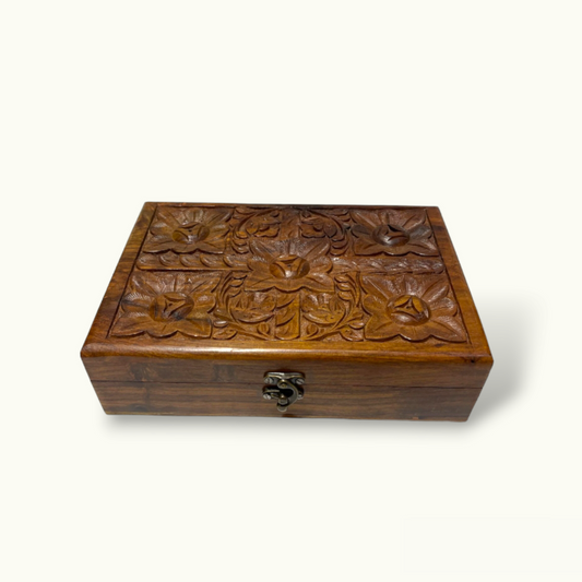 Attractive Wooden Jewelry Box, The Best Carving Jewelry Box.