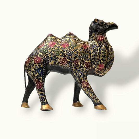 Exquisite Brass Camel Figurine, The Beautiful Brass Camel Statue.